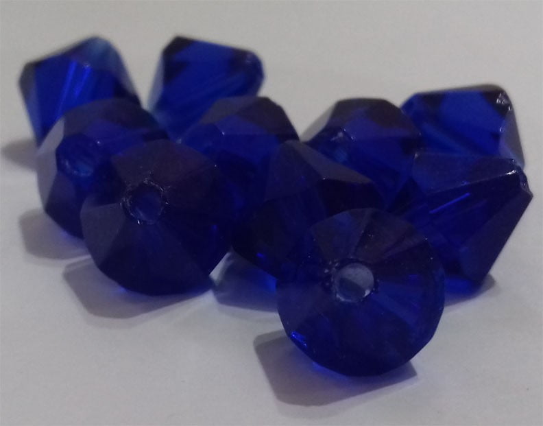 Kineski kristal romb 6 mm tm plava