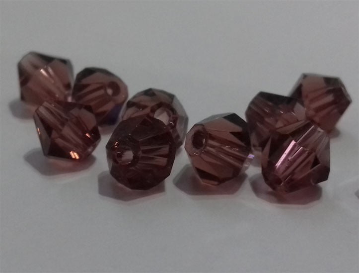 Kineski kristal romb 6 mm ljubicasta