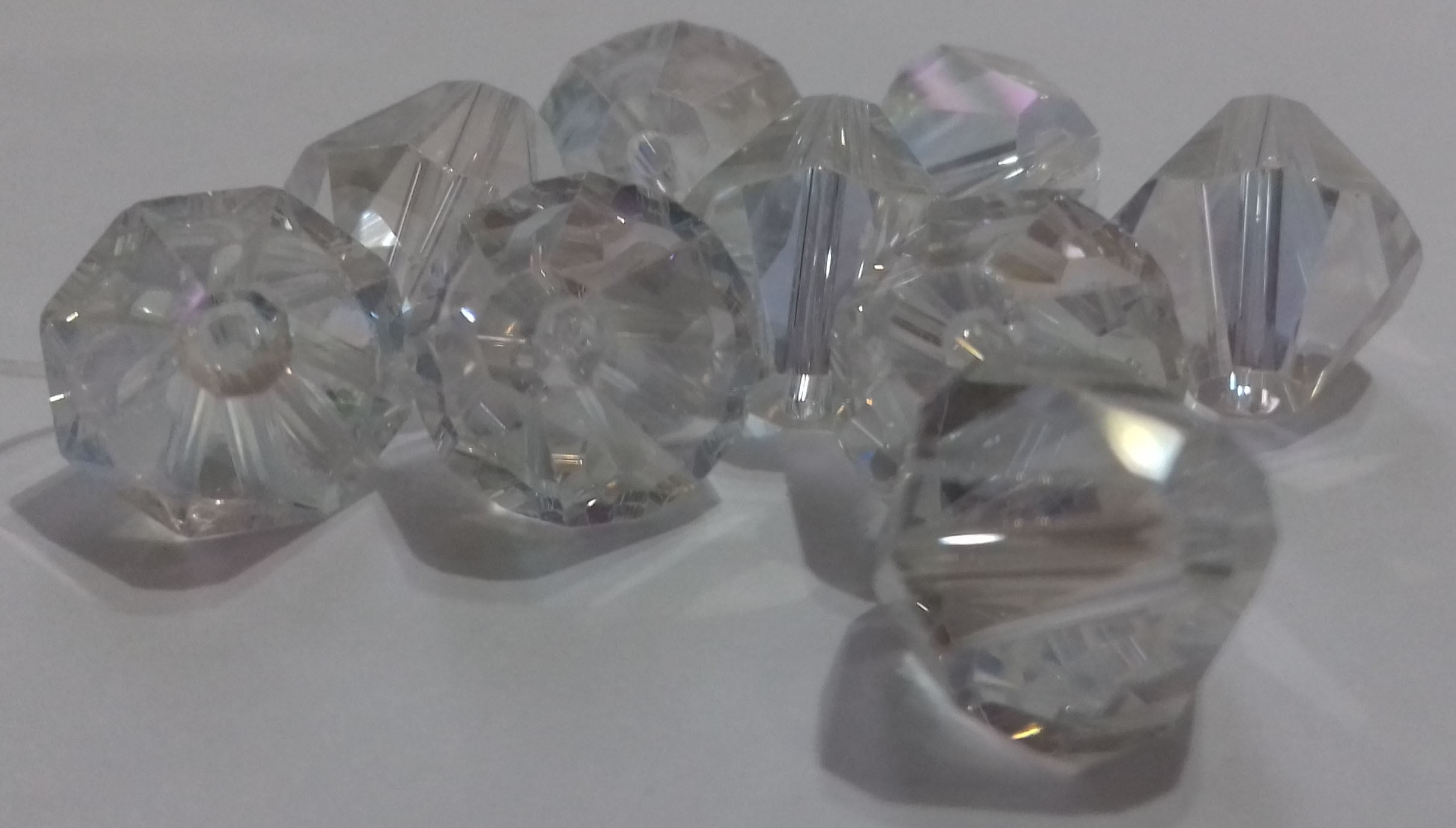 Kineski kristal romb 10 mm kristal AB