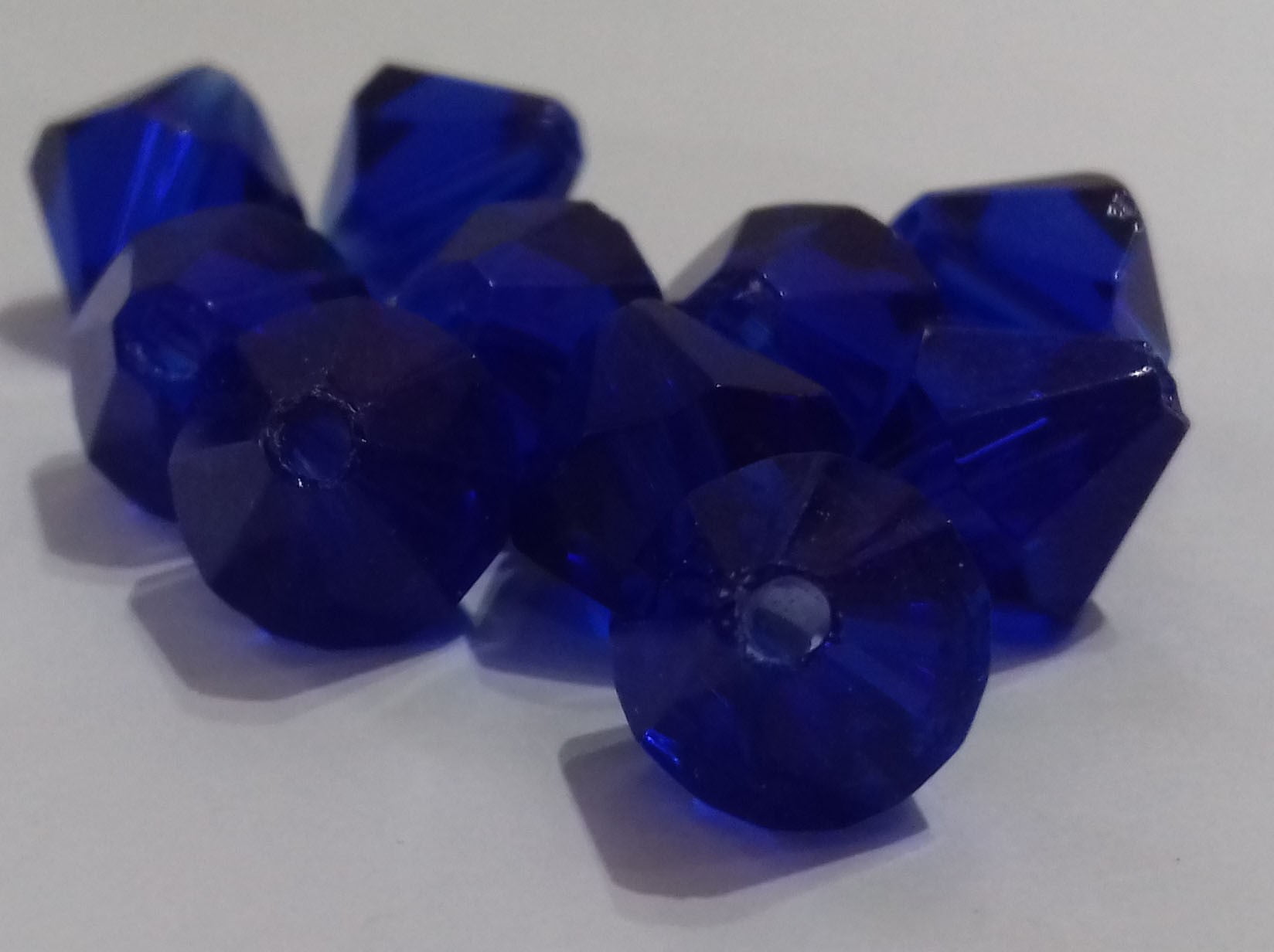 Kineski kristal romb 10 mm tamno plava