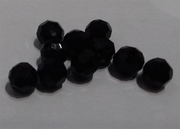 Kineski kristal lopta 8 mm crna
