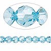 Kineski kristal lopta 6 mm sv plava-niska 40 cm
