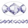 Kineski kristal romb 8 mm ljubicasta-niska 40 cm
