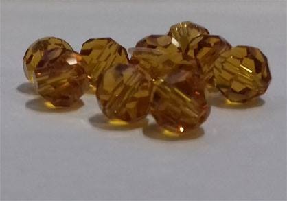 Kineski kristal lopta 8 mm topaz niska